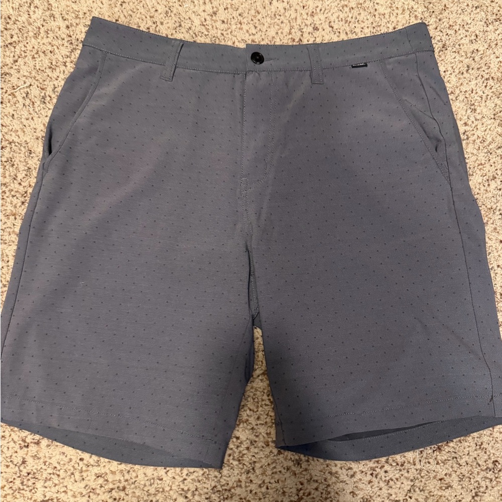 Travis Mathew Men's Charcoal Gray Flat Front Shorts